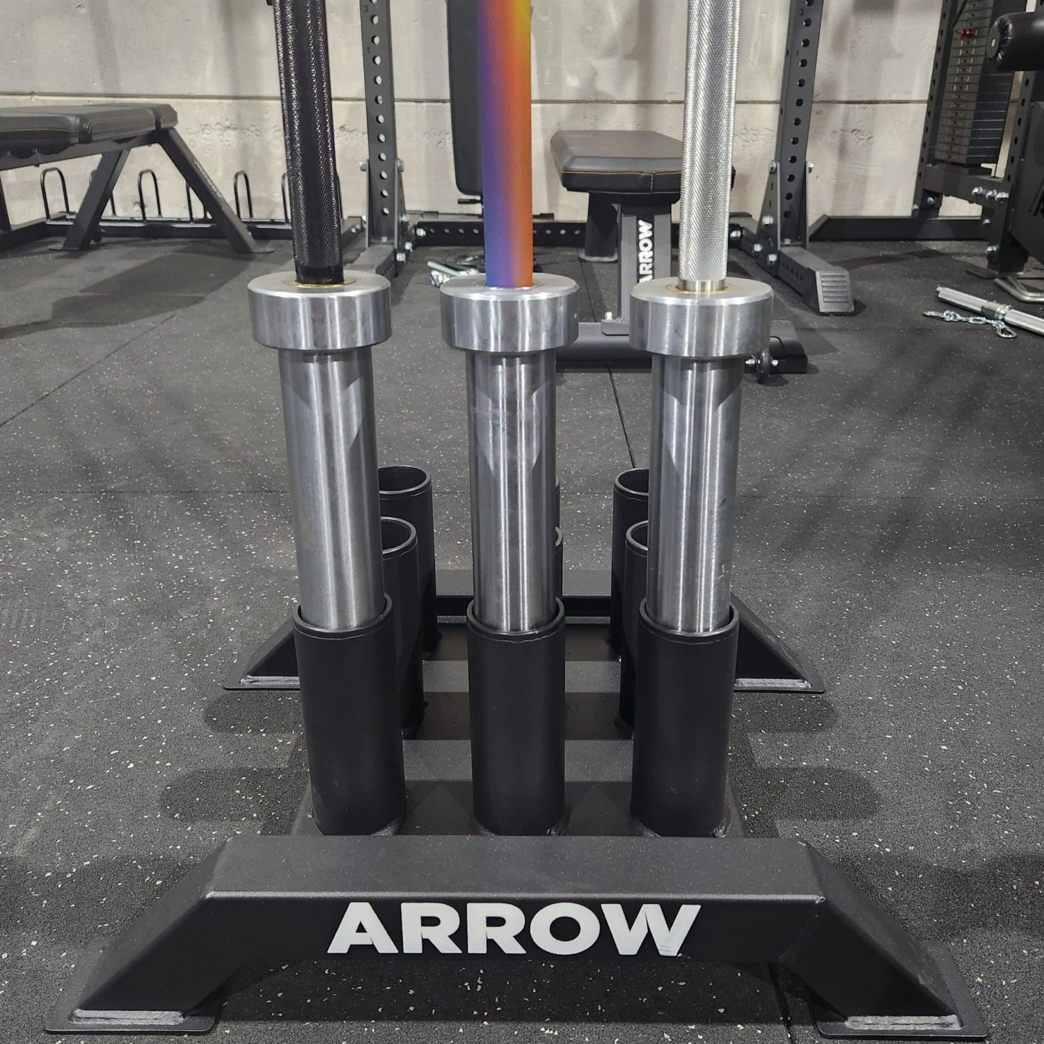 ARROW Olympic Vertical Bar Holder (9 Bars) 4 ARROW Olympic Vertical Bar Holder (9 Bars) - Image 2
