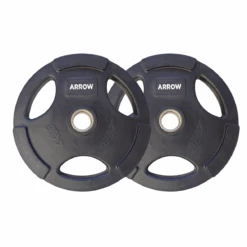 ARROW 20kg Olympic Rubber Coated Weight Plate - PAIR