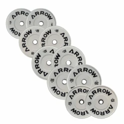ARROW Signature 150kg White Bumper Weight Plate Package - LIMITED EDITION