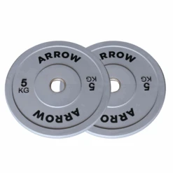 ARROW 5kg Coloured Bumper Weight Plate - Pair