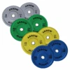 100kg ARROW Coloured Bumper Weight Plate Package