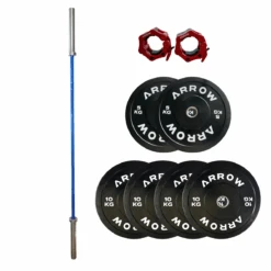 ARROW Starter 10kg Bar + 50kg Bumper Bundle