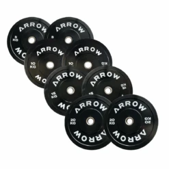 100kg ARROW Pro Bumper Weight Plate Package