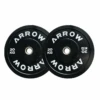 ARROW Pro 20kg Bumper Weight Plate Pair 2 ARROW Pro 20kg Bumper Weight Plate Pair -Fitness Equipment Store ABB20KGPAIR