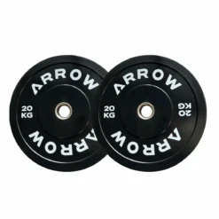 ARROW Pro 20kg Bumper Weight Plate Pair