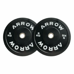 ARROW Pro 5kg Bumper Weight Plate Pair