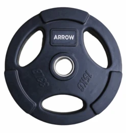 ARROW Commercial Rubber Coated Weight Plates -Fitness Equipment Store AORCWP 15 PL44R 1