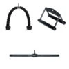 ARROW Cable Attachment Basic Pack (Black Chrome) -Fitness Equipment Store ARROW cable attachment basics pack