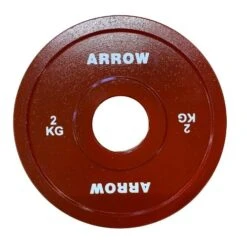 ARROW 2kg Steel Change Plates - PAIR