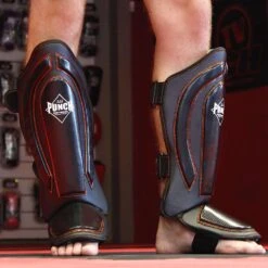 Punch Precision Black Diamond™ Shin Pads -Fitness Equipment Store BD Shin Pads Lifestyle Side 2