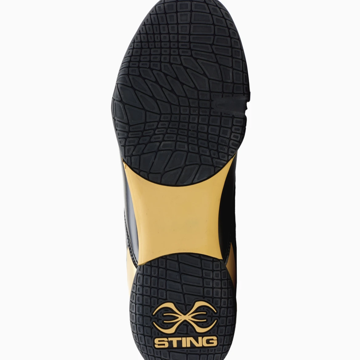 Sting Viper Boxing Shoe - Black/Gold 5 Sting Viper Boxing Shoe - Black/Gold - Image 3