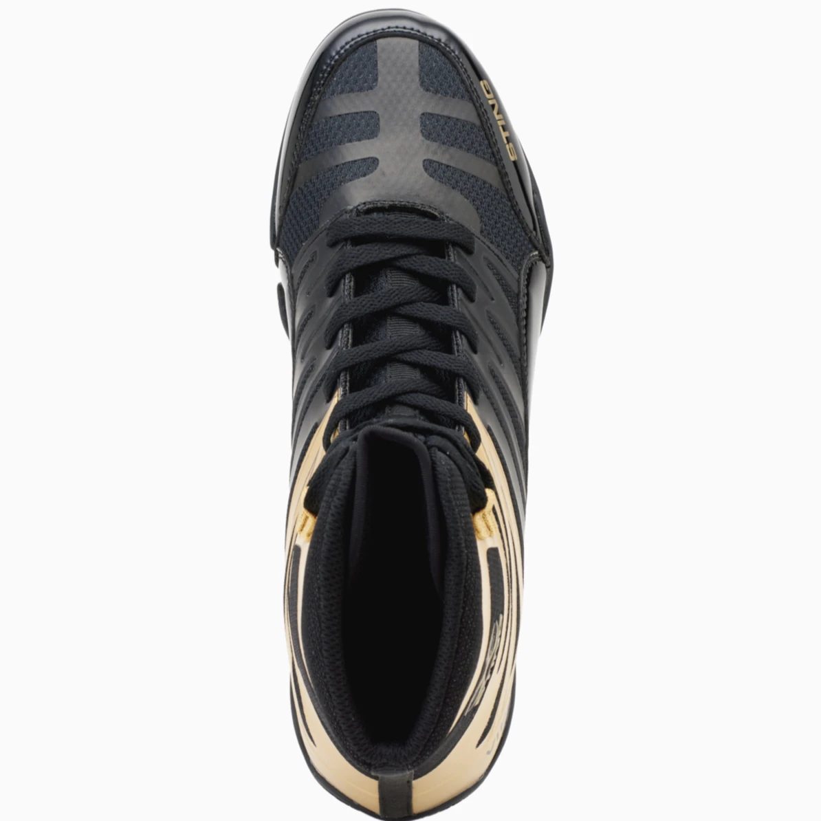 Sting Viper Boxing Shoe - Black/Gold 4 Sting Viper Boxing Shoe - Black/Gold - Image 2