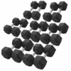 ARROW 10-25kg Rubber Hex Dumbbell Package (7 Pair) -Fitness Equipment Store Hex10 25