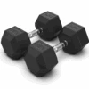 Arrow 20KG Rubber Hex Dumbbell Pair 1 Arrow 20KG Rubber Hex Dumbbell Pair -Fitness Equipment Store HexDumbbell20