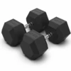 Arrow 47.5KG Rubber Hex Dumbbell Pair 2 Arrow 47.5KG Rubber Hex Dumbbell Pair -Fitness Equipment Store HexDumbbell47.5