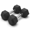 Arrow 9KG Rubber Hex Dumbbell Pair -Fitness Equipment Store HexDumbbell9