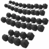 ARROW 5-30kg (2.5kg Increments) Rubber Hex Dumbbell Package (11 Pair)