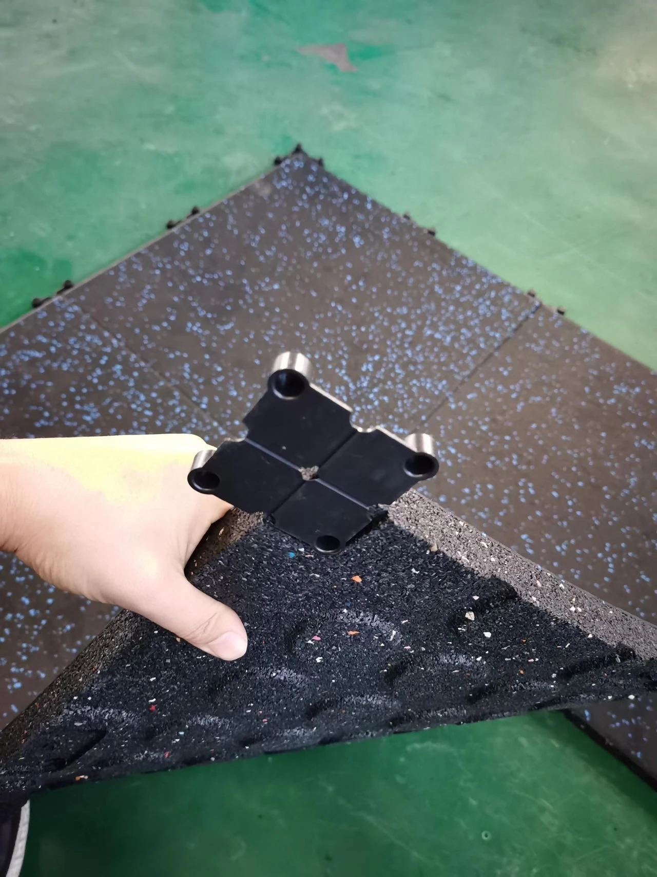 Arrow Studio Gym Flooring 20mm FULL 1mx1m Blue Fleck 3 Arrow Studio Gym Flooring 20mm FULL 1mx1m Blue Fleck - Image 2