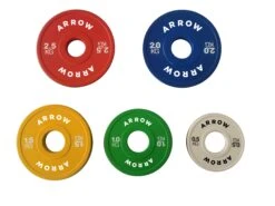ARROW Mini Bumper Fractional Weight Plates (0.5kg-2.5kg)