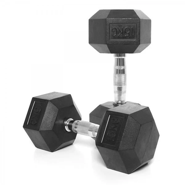Arrow Rubber Hex Dumbbell Individual 3 Arrow Rubber Hex Dumbbell Individual