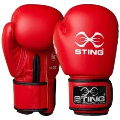 Sting Competition Leather Boxing Gloves AIBA Approved